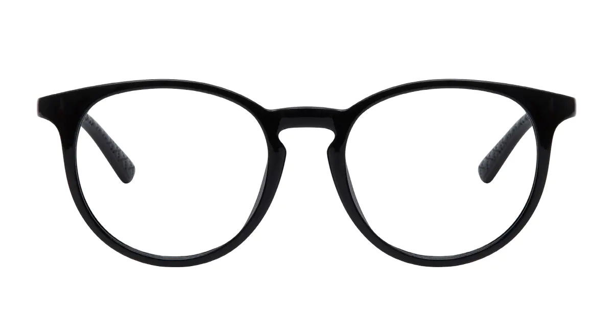 Round Black Eyeglasses