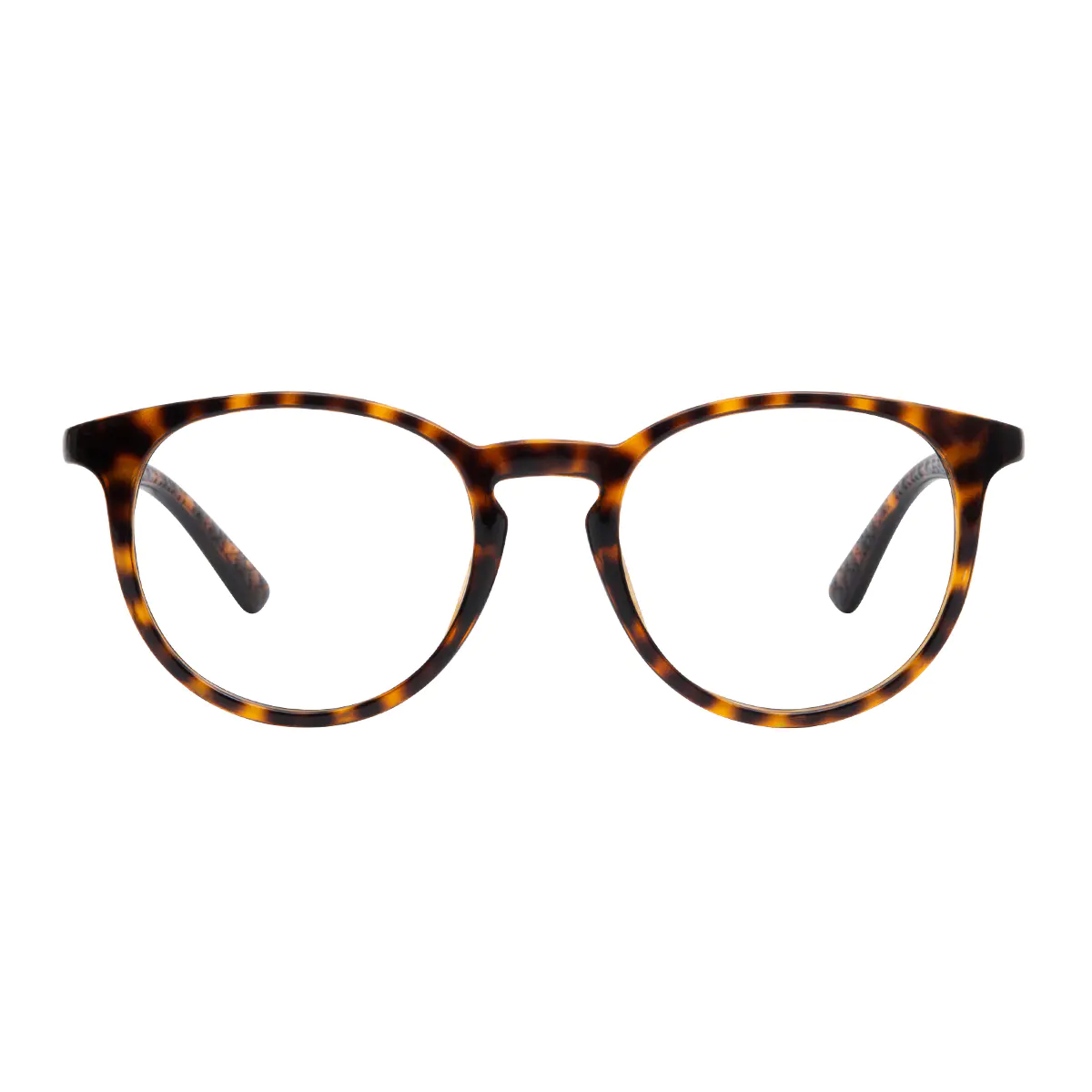 Round Tortoiseshell Eyeglasses