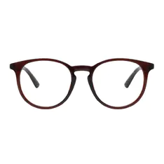 Round Brown Eyeglasses