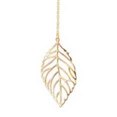 Gold-colored eyeglasses chain