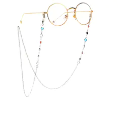 Silver-Colored Eyeglasses Chain