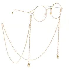 Gold-Colored Eyeglasses Chain