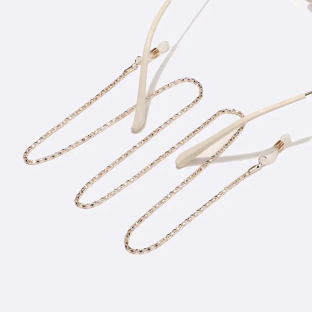 Gold/Black Eyeglasses Chain