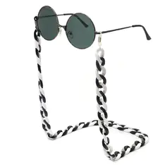 Black eyeglasses chain