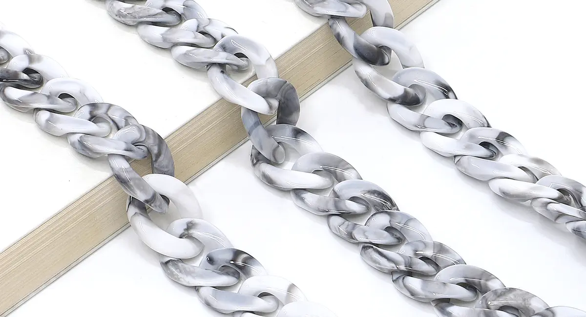 Gray Eyeglasses Chain