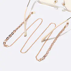 Rose Gold Eyeglasses Chain
