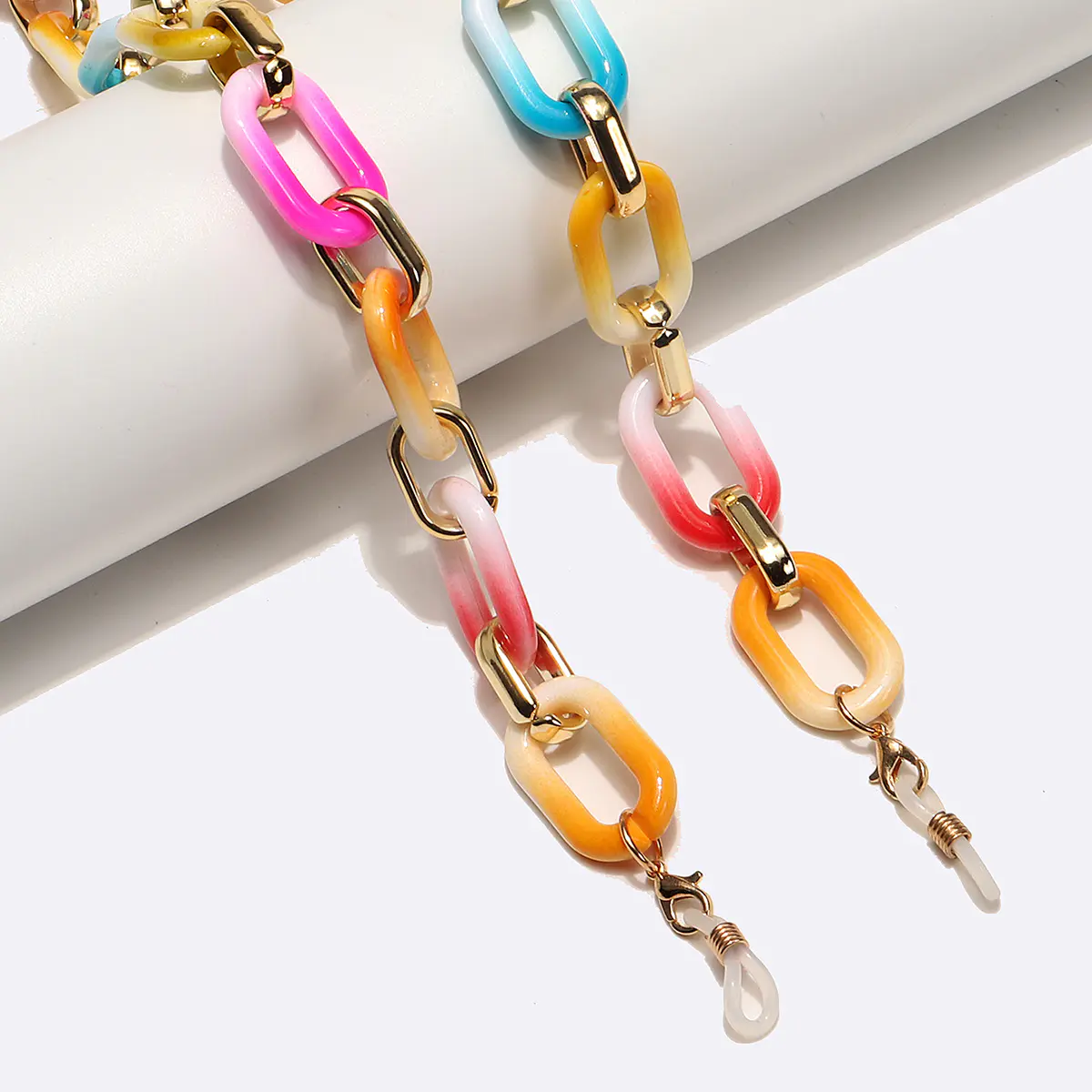 Multicolor eyeglasses chain