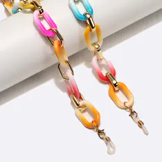 Multicolor eyeglasses chain