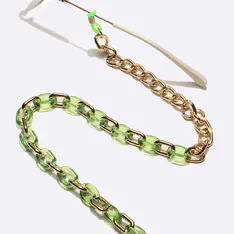 Green-Gold Eyeglasses Chain
