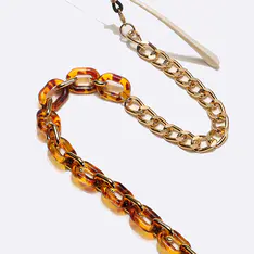 Gold/Tortoiseshell Glasses Chain
