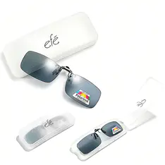 Gray Polarized Clip-on(M) Sunglasses