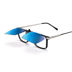 Blue Polarized Clip-on（M） Sunglasses