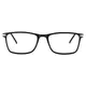 Rectangle Black/Silver Eyeglasses