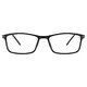 Rectangle Black Eyeglasses