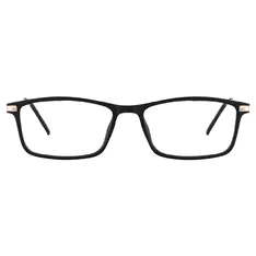 Rectangle Black/Gold Eyeglasses