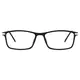 Rectangle Black/Gold Eyeglasses