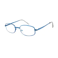 Oval Blue Eyeglasses