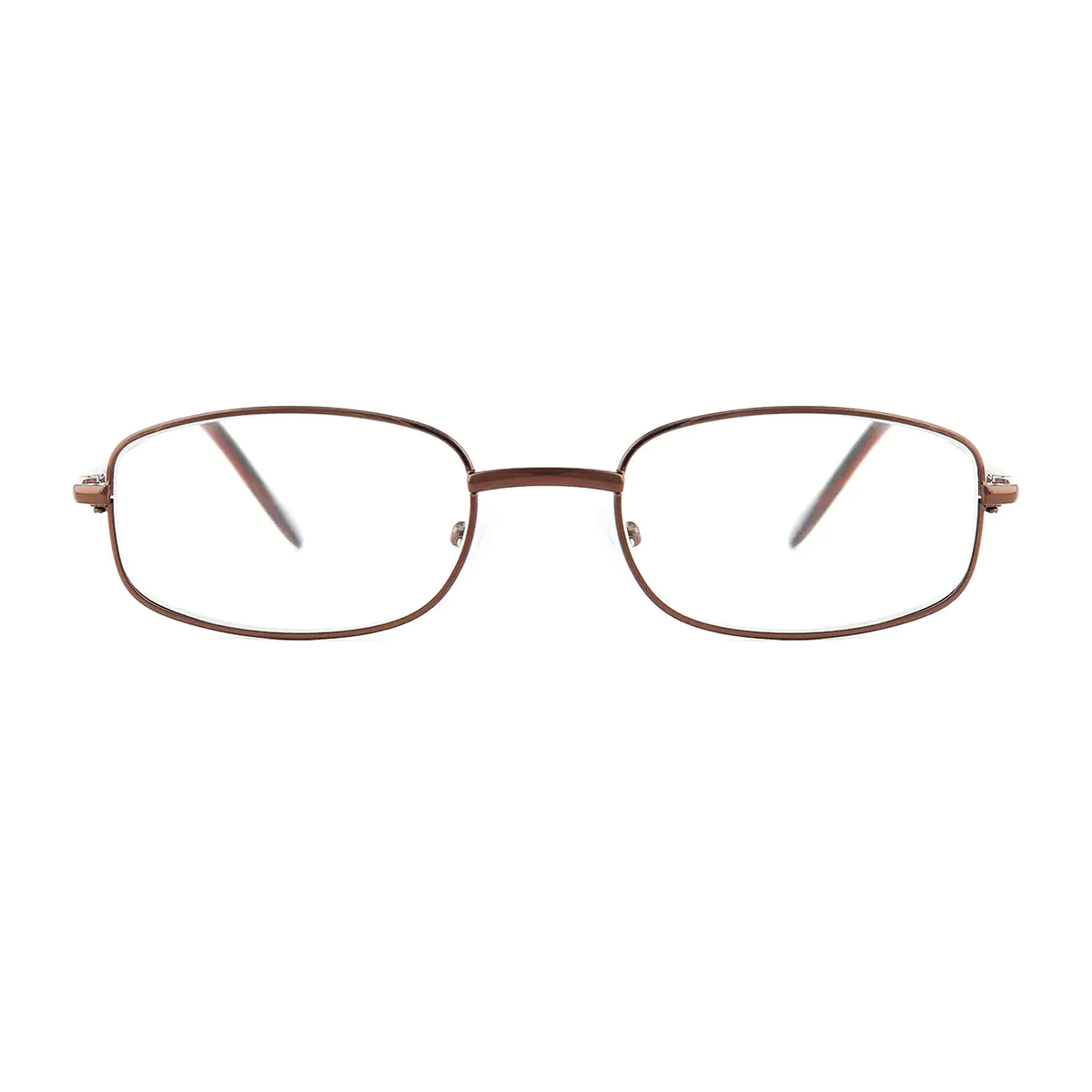 Oval Brown Eyeglasses
