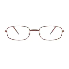 Oval Brown Eyeglasses