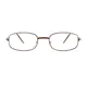 Oval Brown Eyeglasses