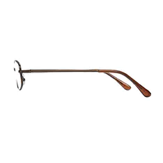 Oval Brown Eyeglasses