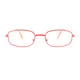 Oval Pink Eyeglasses