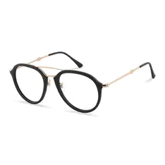 Aviator Black Eyeglasses