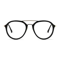 Aviator Black Eyeglasses