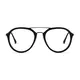 Aviator Black Eyeglasses