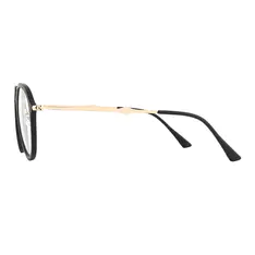 Aviator Black Eyeglasses
