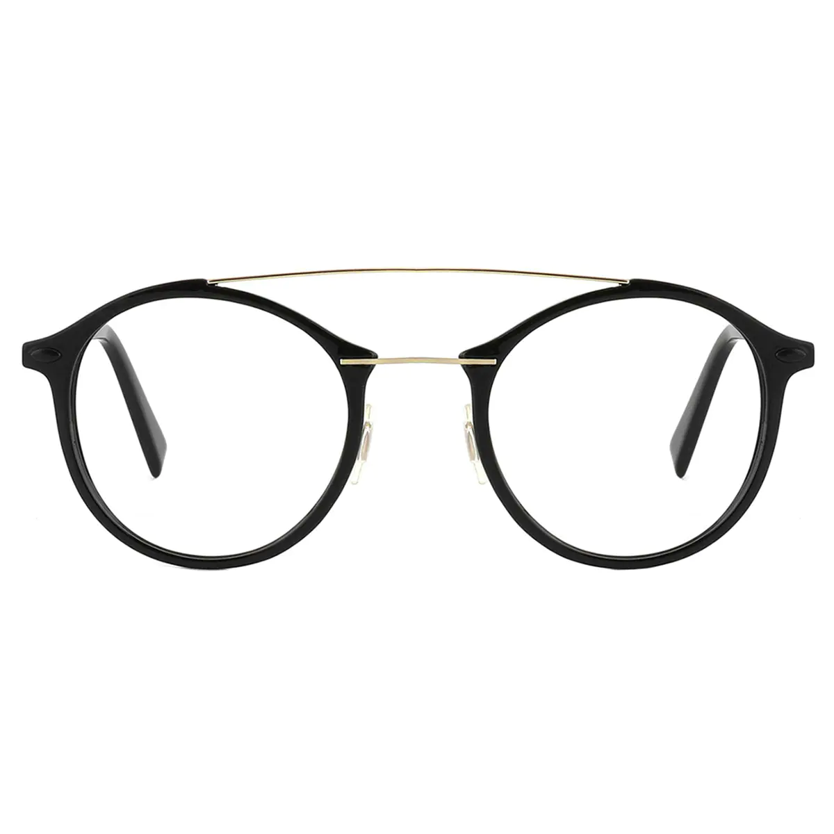 Round Black Eyeglasses