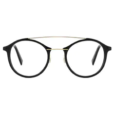 Round Black Eyeglasses