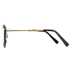 Round Black Eyeglasses
