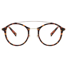 Round Tortoiseshell Eyeglasses