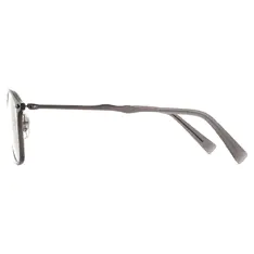 Oval Transparent Black Eyeglasses