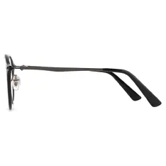 Round Black Eyeglasses