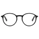 Round Black Eyeglasses