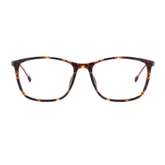 Rectangle Tortoiseshell Eyeglasses