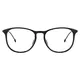 Oval Black Eyeglasses
