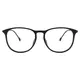 Oval Black Eyeglasses
