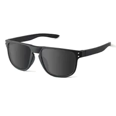 Square Gray Polarized Sunglasses