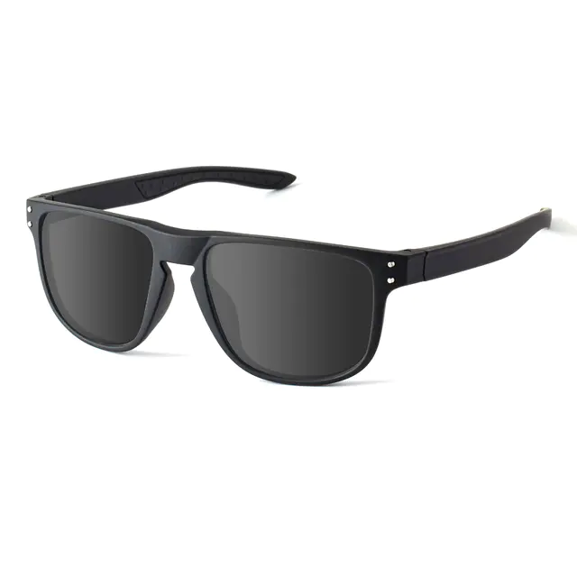 Square Gray Polarized Sunglasses