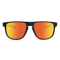 Square Orange Polarized Sunglasses