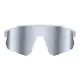 Rectangle Gray-Mirror Cycling Sunglasses