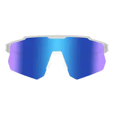Photochromic Iridescent Blue Cycling Eyeglasses
