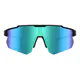 Rectangle Iridescent Green Cycling Sunglasses
