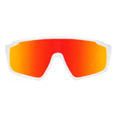 Photochromic Iridescent Red Cycling Eyeglasses