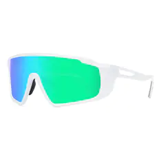Photochromic Iridescent Green Sport Eyeglasses