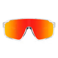 Photochromic Iridescent Red Sport Eyeglasses