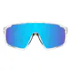 Photochromic Iridescent Blue Cycling Eyeglasses